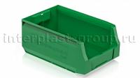 Складской лоток/контейнер для зап. частей, крепежей, зеленый, 350x225x150 мм