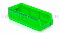 Складской лоток/контейнер для зап. частей, крепежей, светло-зеленый, 500x225x150 мм