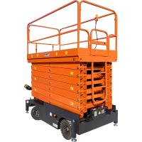 Самоходный подъемник  ножничного типа  с питанием от аккумуляторов GROST Tower Drive 300-12.85 ( Tower 0.3-13 )