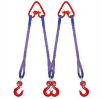 Строп текстильный 2СТ 4,0 тн 8,0 м на звене 8,0 тн, с захв. для труб 6,0тн