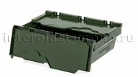 Вкладываемый контейнер KV 6417 с распашной крышкой темно-зеленый