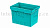 Вкладываемый контейнер KV 6442 бирюзовый