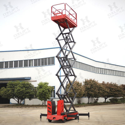 Самоходный ножничный подъемник QZ-030-130 WD OXLIFT 13000 мм 300 кг