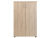 Шкаф NW 1280 закрытый вяз натуральный / бежевый