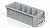 Полочный контейнер SK 3109 серый